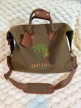 Vintage 90s NWOT Tommy Bahama “Weekender” Bag HUGE